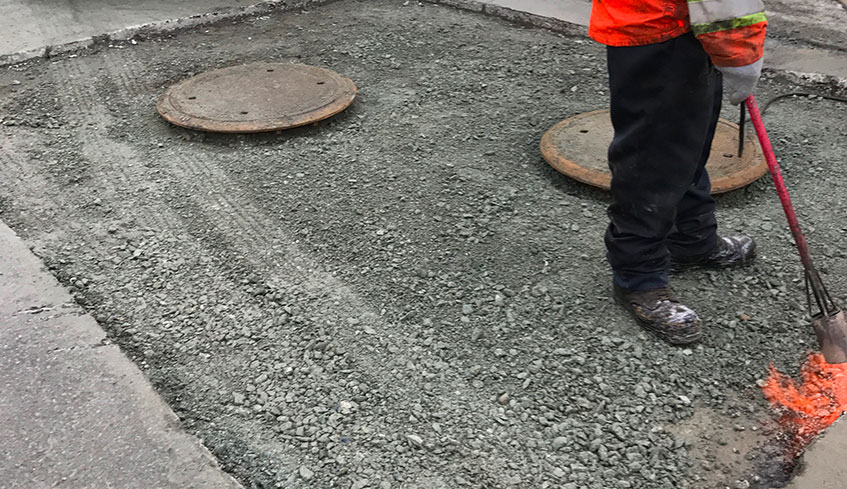 Réparation de pavage d’asphalte